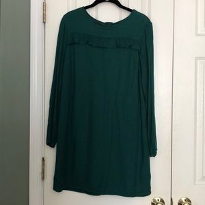 Old Navy deep green dress